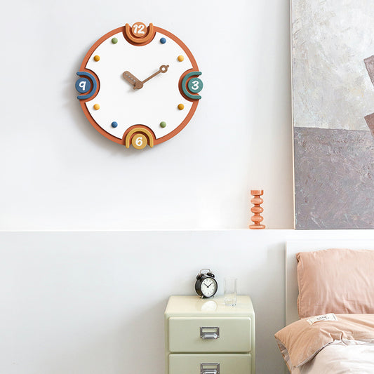 Decorative Colourful Adorable Wall Clock from Kids Room Interiors
