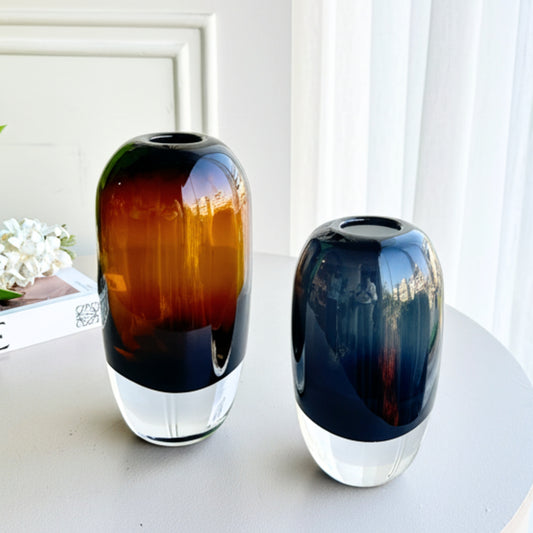 Capsule - Thick Crystal Glass Vases
