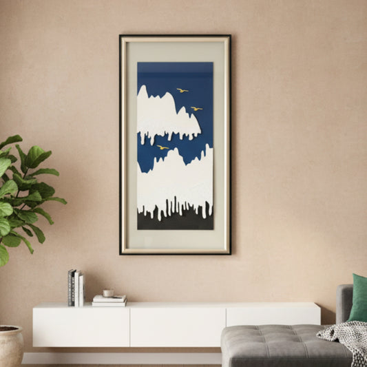 Skyrise - Mountains & Nature Inspired Premium Wall Art ~ 5.5 ft Tall