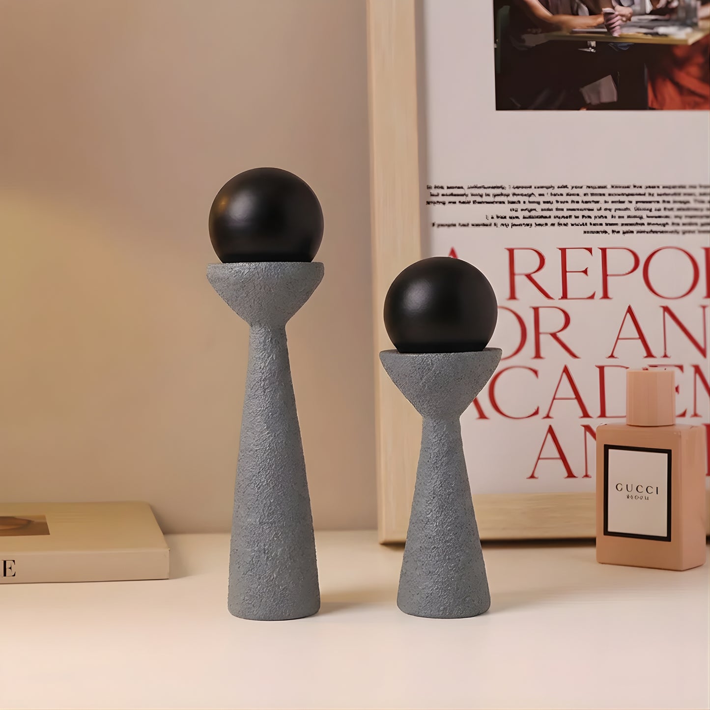 Axis - Abstract Sculptural Showpiece (Set of 2)