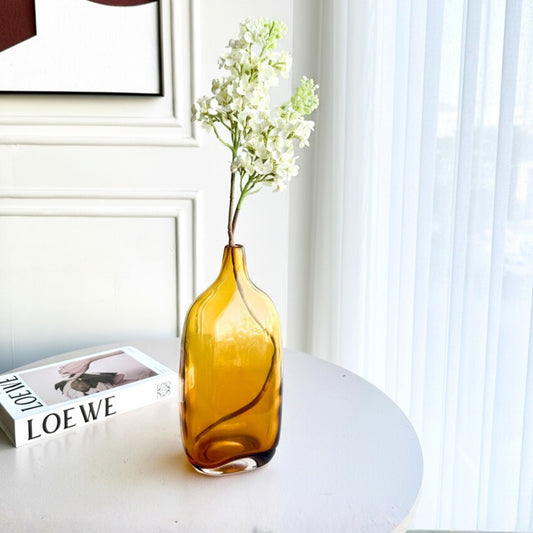 Honey - Thick Crystal Glass Vase