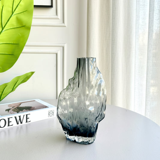 Glacial - Thick Crystal Glass Vase