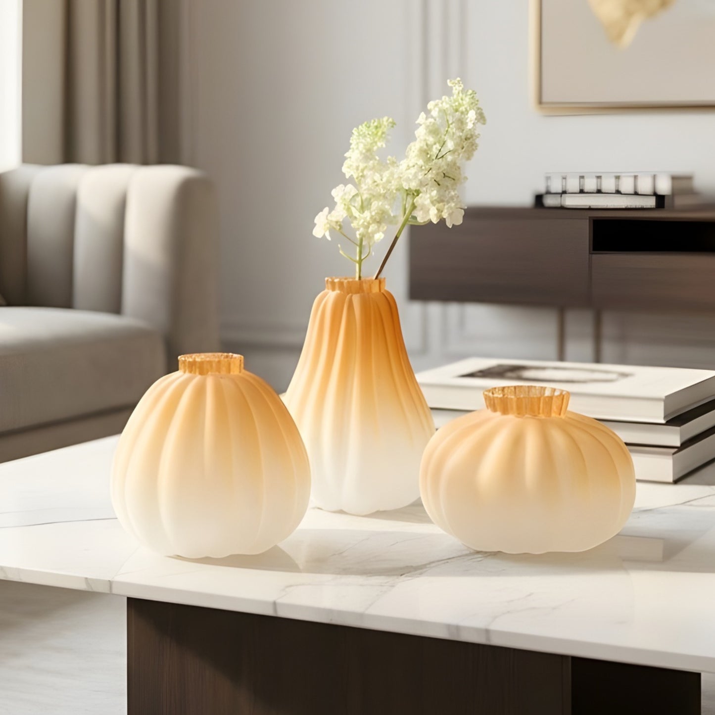 Mellow - Glazed Crystal Glass Vases