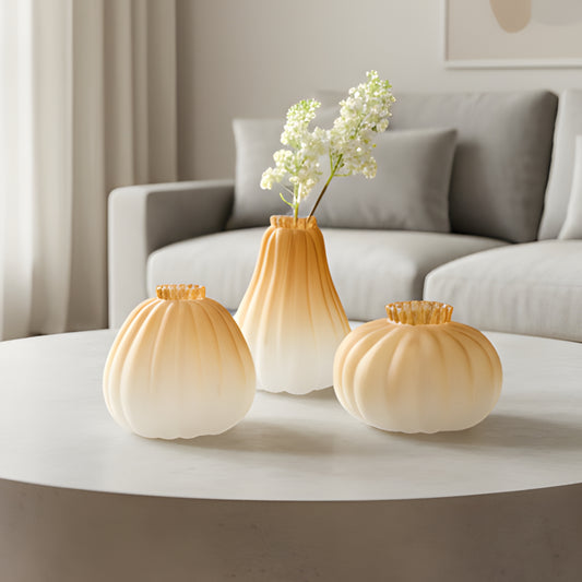 Mellow - Glazed Crystal Glass Vases