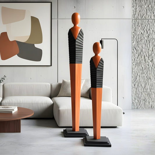 The Modernists - Human Floor Sculptures ~ 5 ft Tall