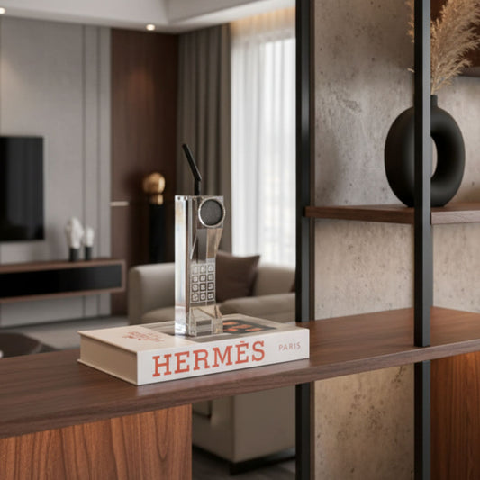 Redial - Crystal Vintage Style Telephone Showpiece - Style 3