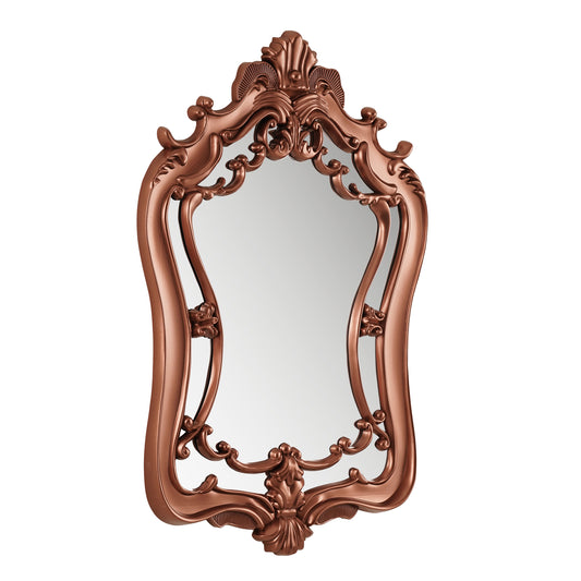Wall Mirror Vanity's Veil - Copper Colour Decorative Wall Mirror ~ 3 x 2 feet