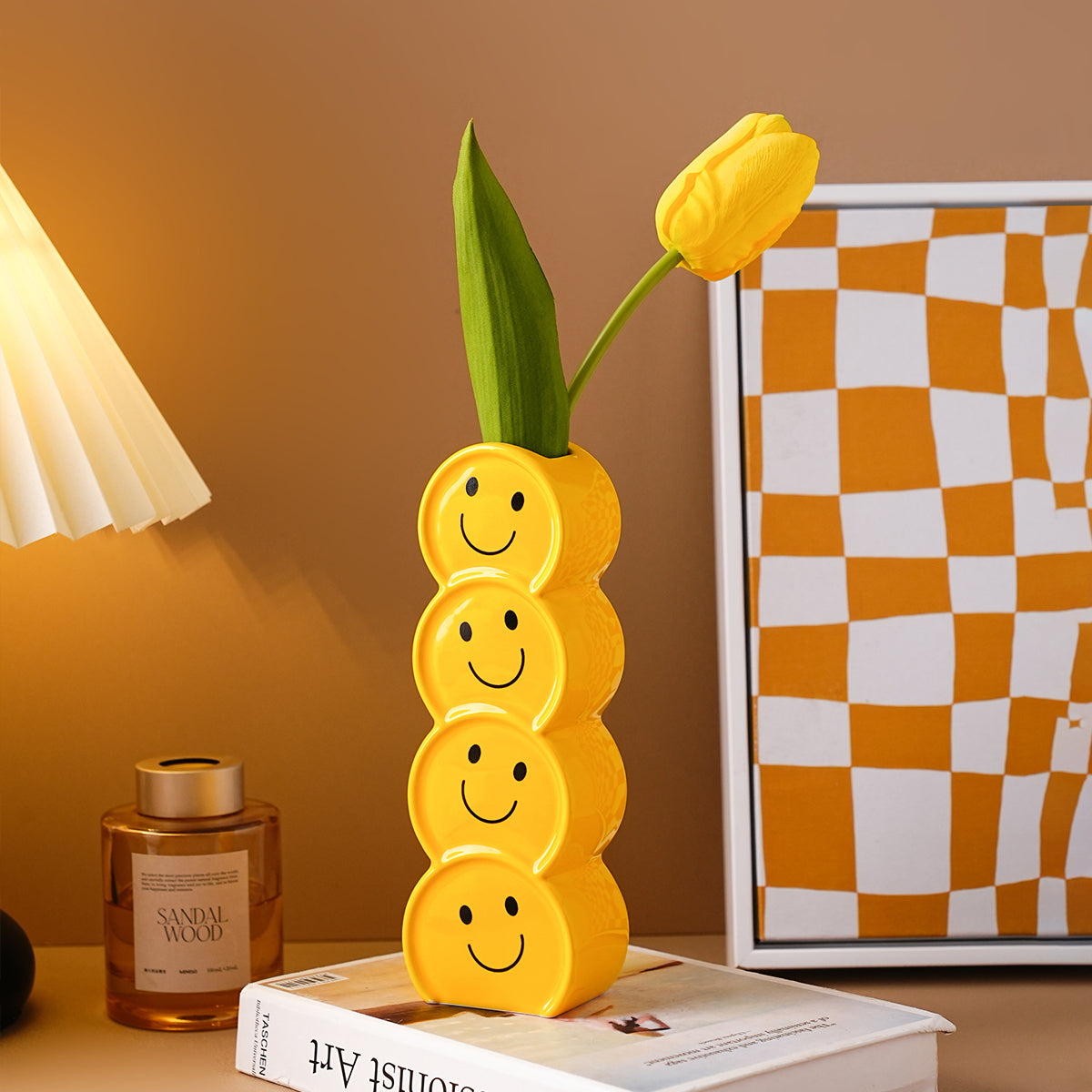 Table Vase Jolly Jumble Smiley Shaped Table Vase