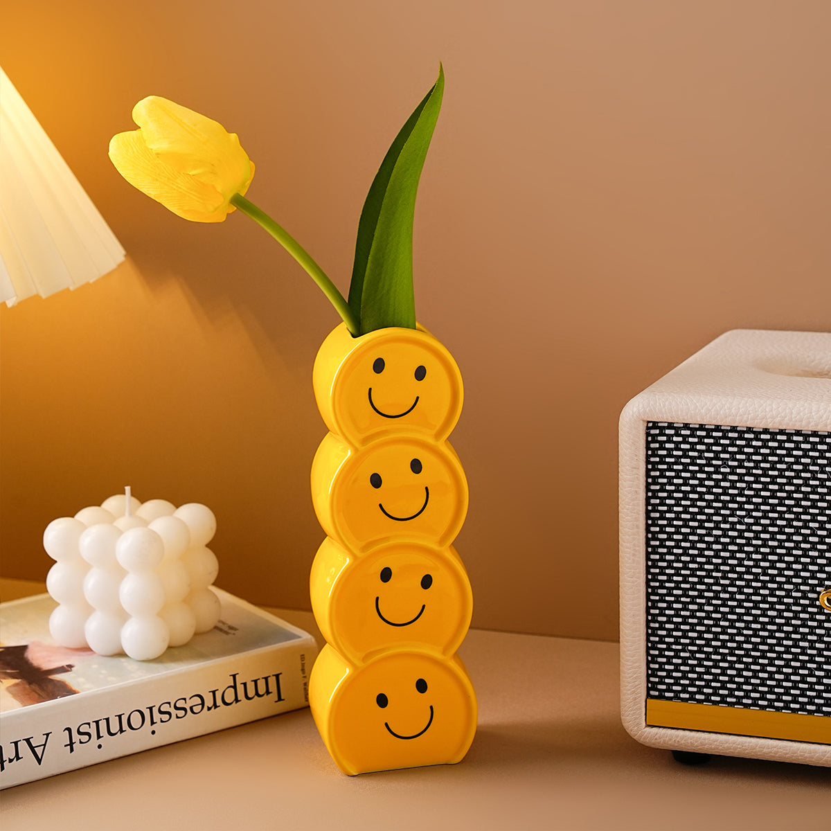 Table Vase Jolly Jumble Smiley Shaped Table Vase