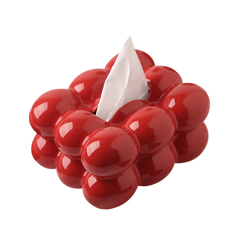Tissue Box Bubbly Twist Ceramic Tissue Box