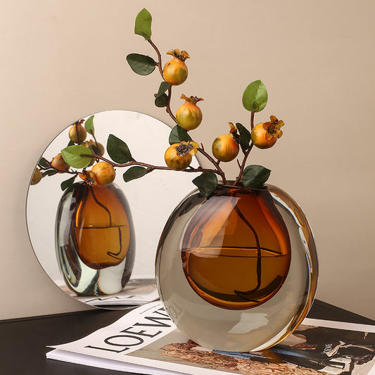 Table Vase Ethereal Void - Crystal Table Vase