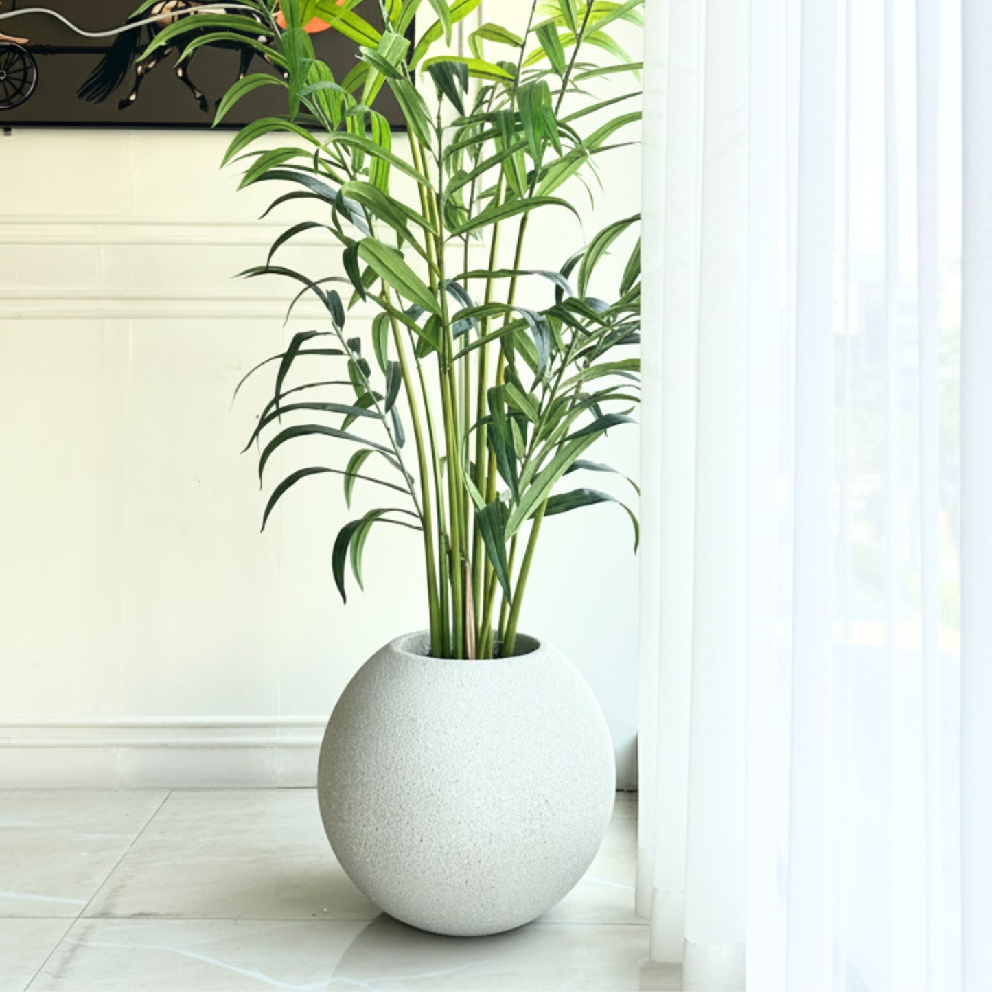 Pebble - Stone finish Plant Pot - Style 2
