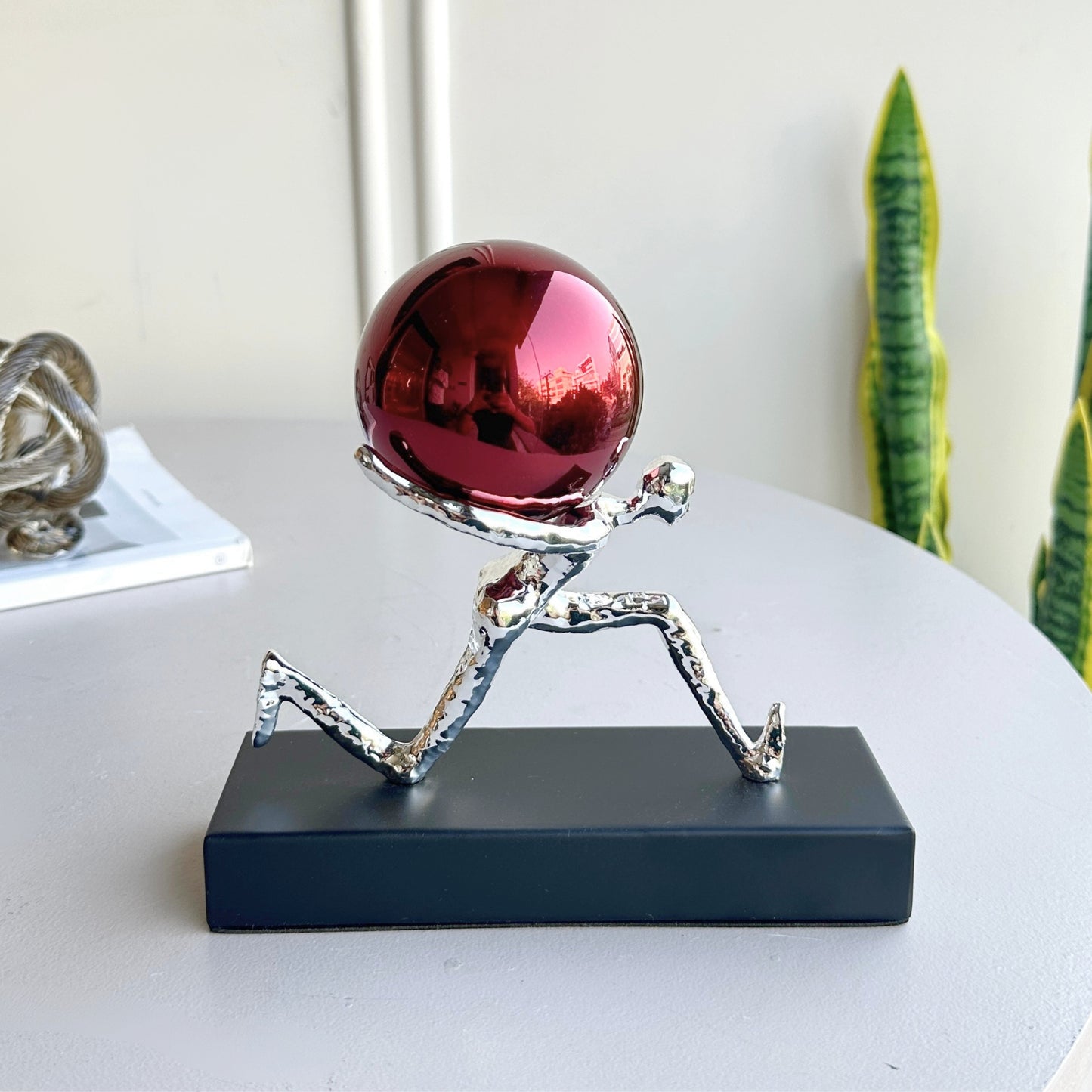 Herculean - Metallic Finish Human Figurine