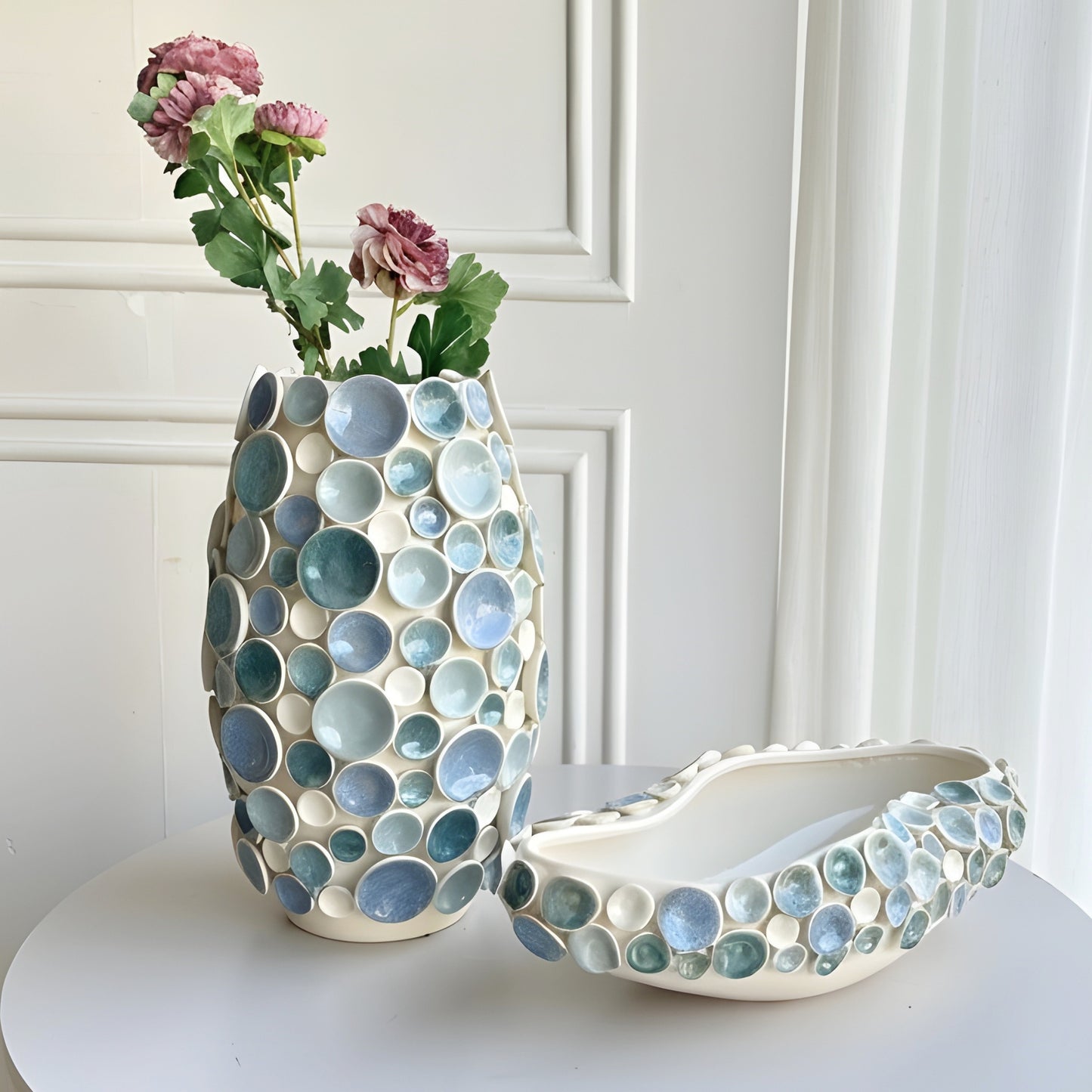 Shore - Handmade Ceramic Vase and Bowl