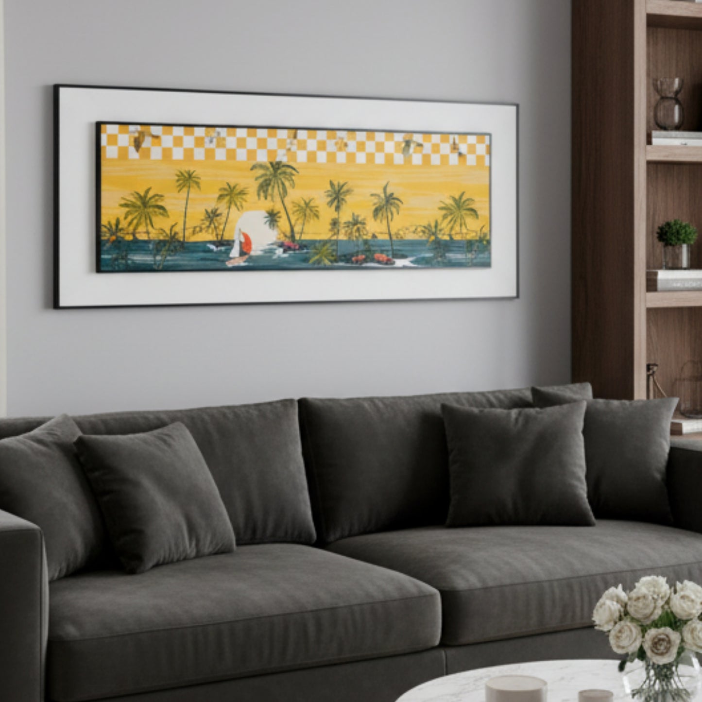 Sundrift - Nature inspired Premium 3D Wall Art ~ 7 feet Long