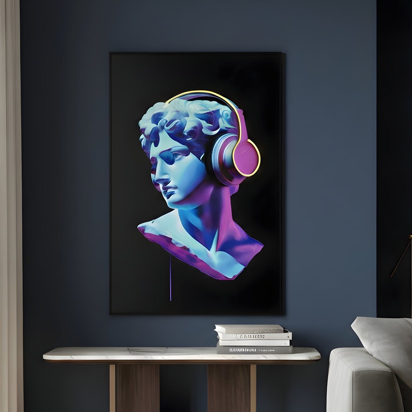 Rhythm - Music Themed David LED Wall Art ~ 3 ft x 4 ft