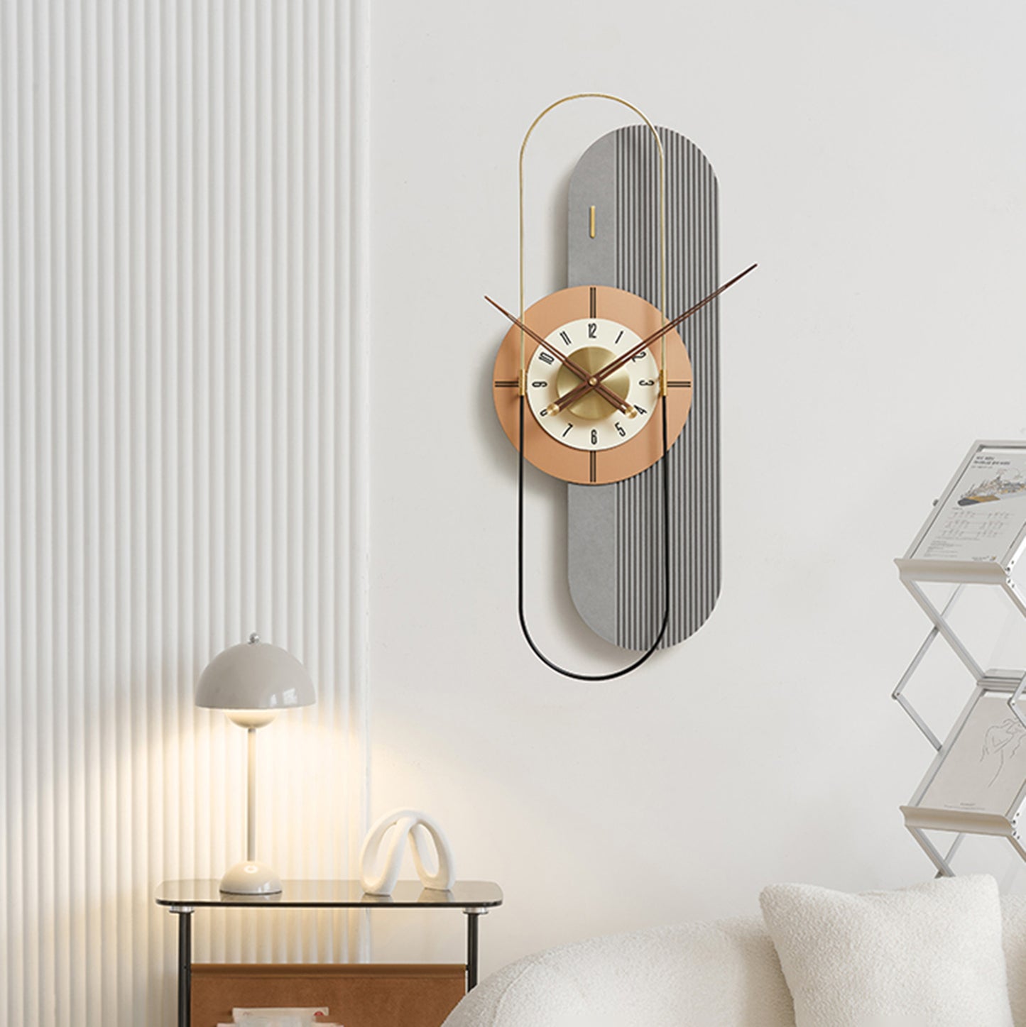 Chronos - Designer Vertical Wall Clock - Style 3