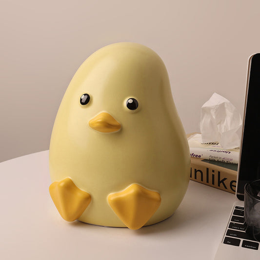 Tissue Box Mango Duck - Ceramic Tissue Box Holder