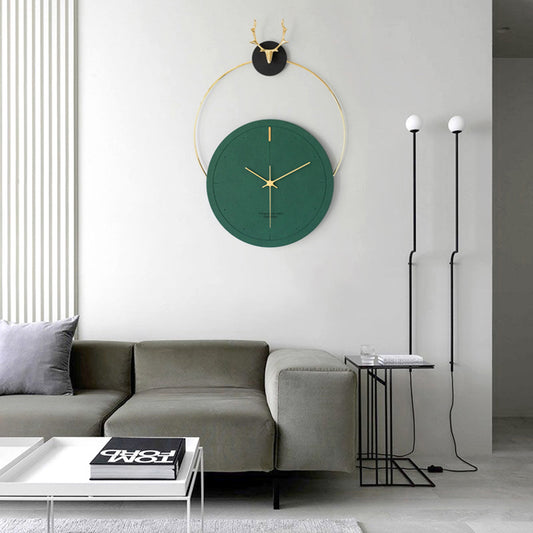 The Golden Timekeeper - Designer Wall Clock - Style 2