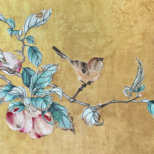 The Orchard – Hand Embroidered Nature Inspired Wall Art