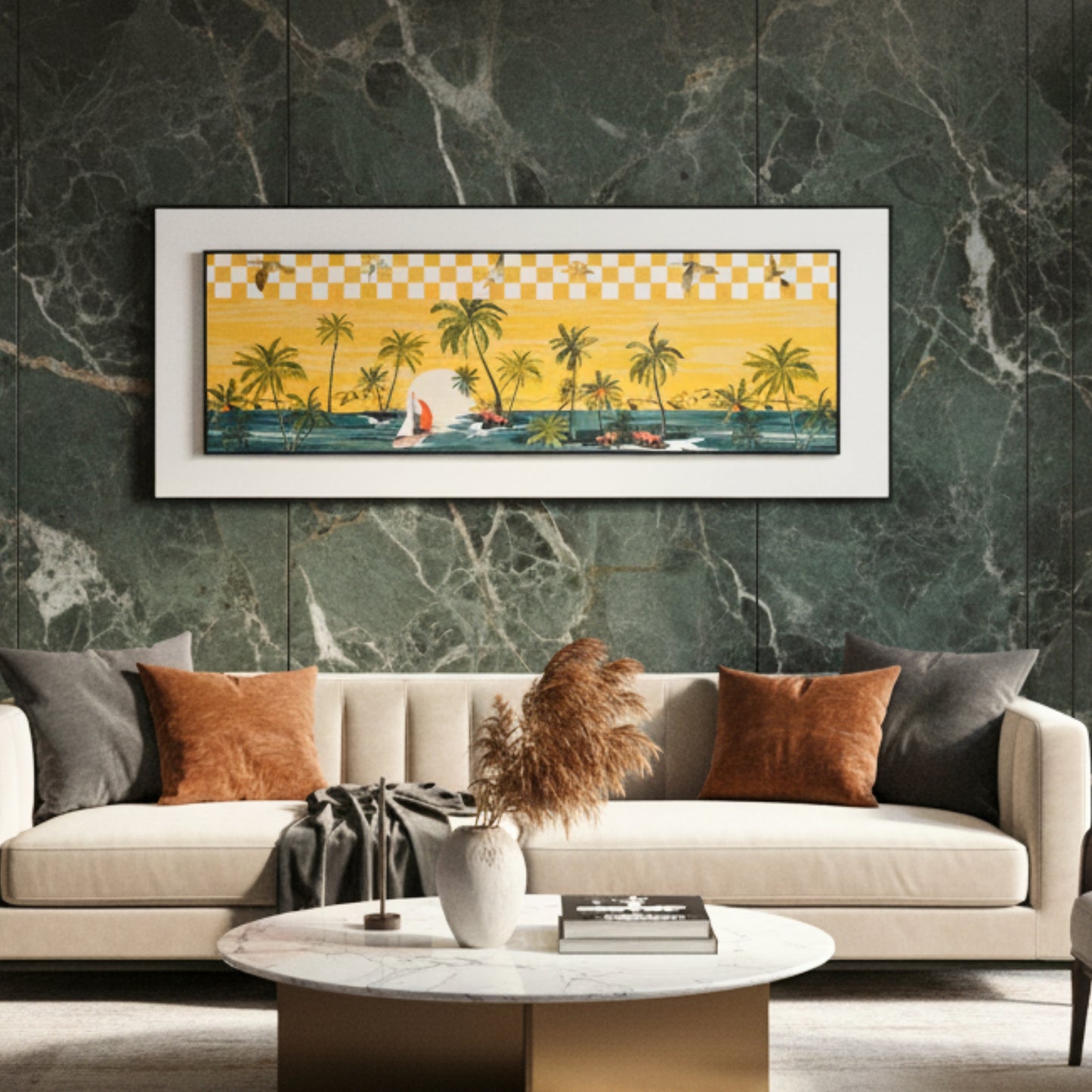 Sundrift - Nature inspired Premium 3D Wall Art ~ 7 feet Long