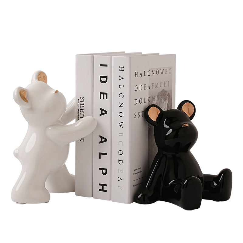 Bookend Lit & Luna - Bear Bookeneds & Showpieces (Set of 2)