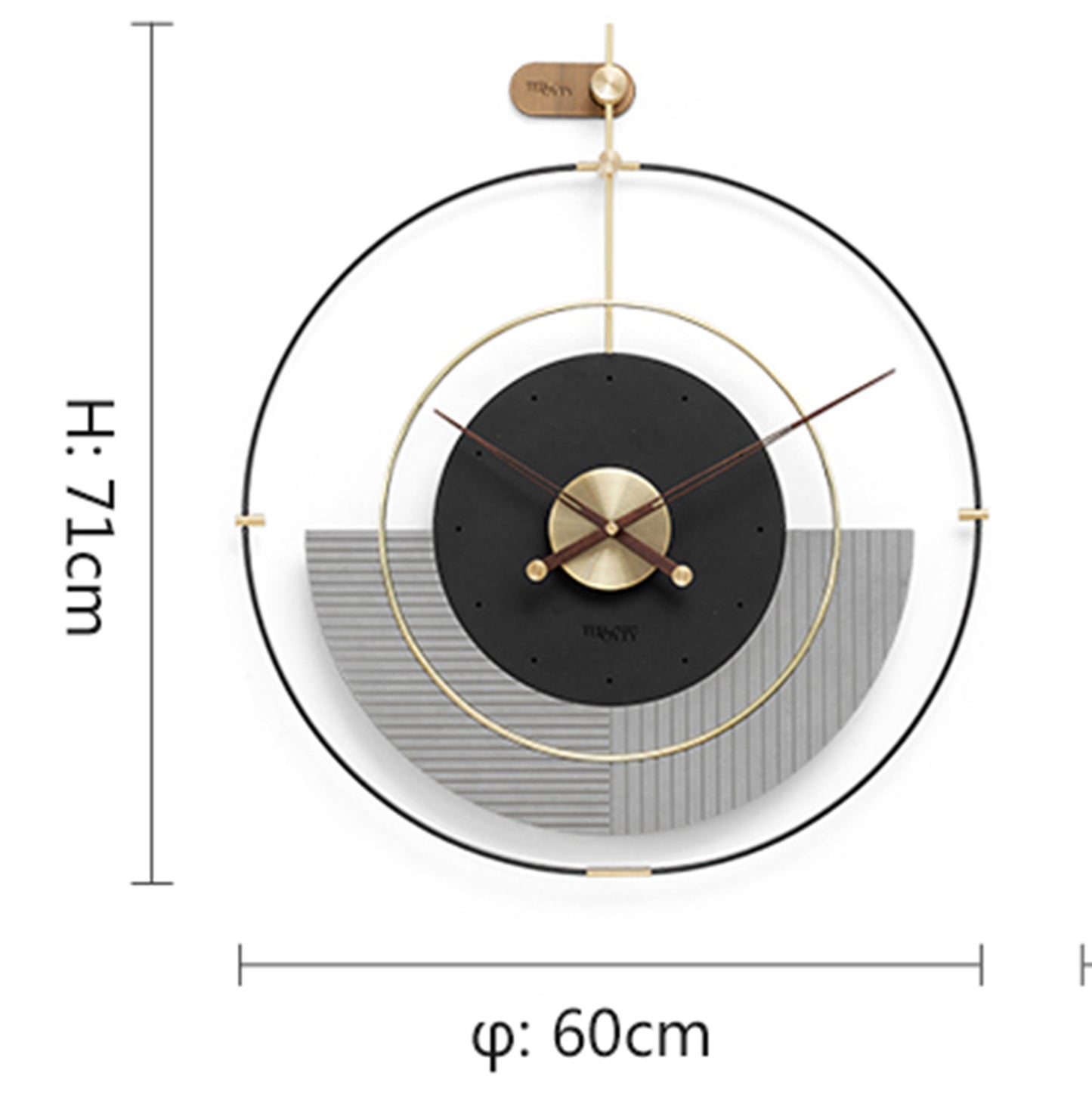 Wall Clocks The Dials of Metamorphism Luxe Wall Clock - Style 2