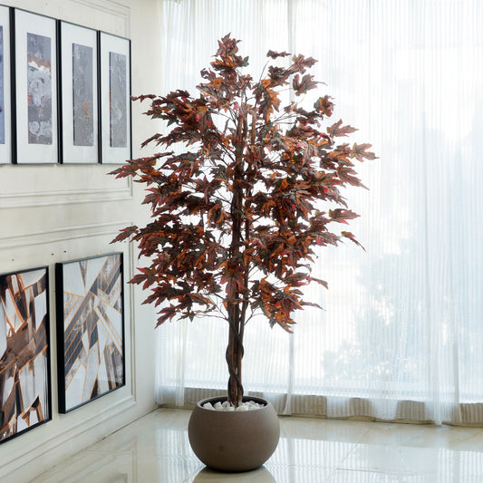 Amberfall - Artificial Maple Tree - Style 2 ~ 6.5 Feet Tall