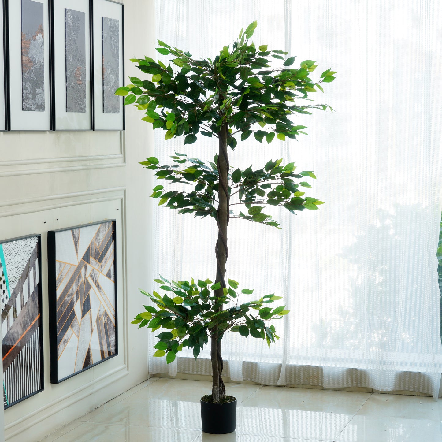 Perennia - Artificial Ficus Plant ~ 6 Feet Tall