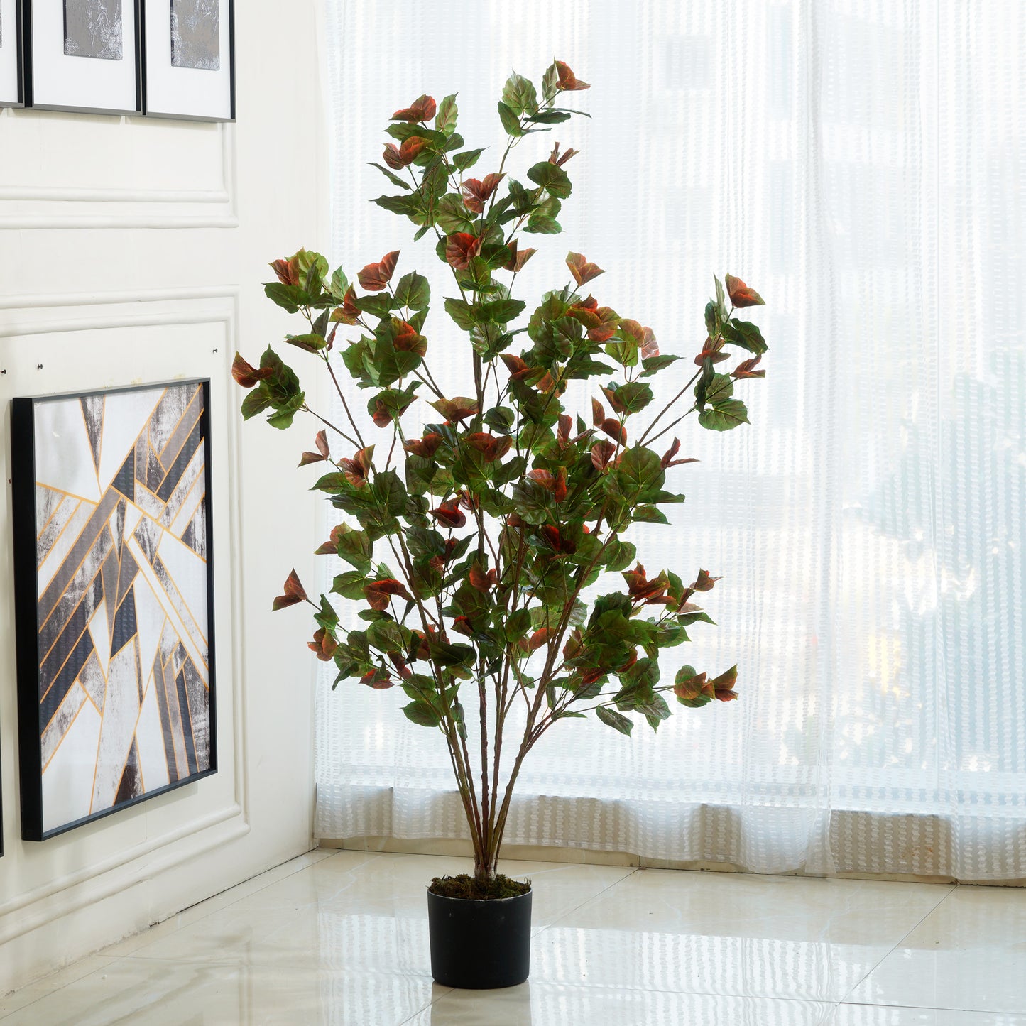 Altis - Artificial Mountain Leaf Tree ~ 5 Feet Tall