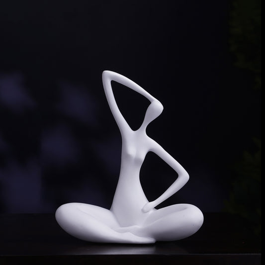 Inner Harmony - Lady in Yoga Pose Table Showpiece