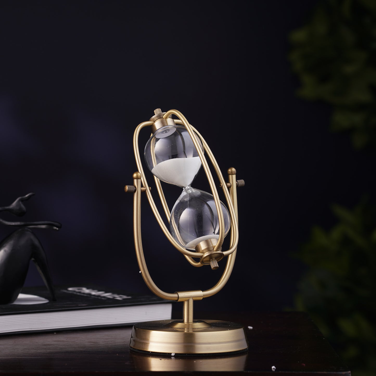A Brief History of Time - Antique Hourglass Table Showpiece Style-2