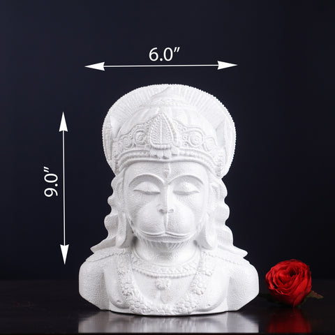Celestial Hanuman Essence: Lord Hanuman Statue (9 inches tall)
