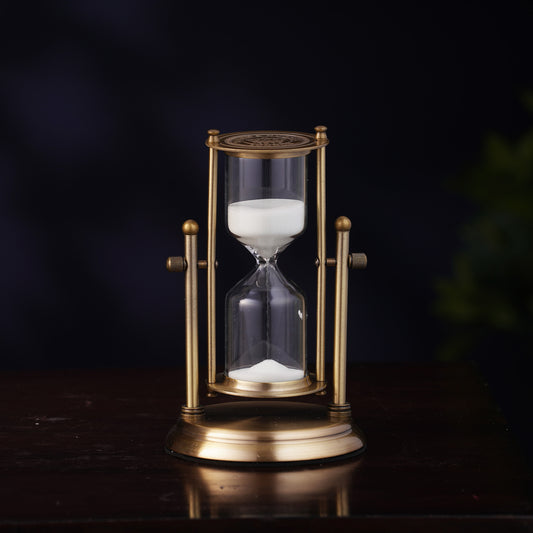 A Brief History of Time - Antique Hourglass Table Showpiece Style-3