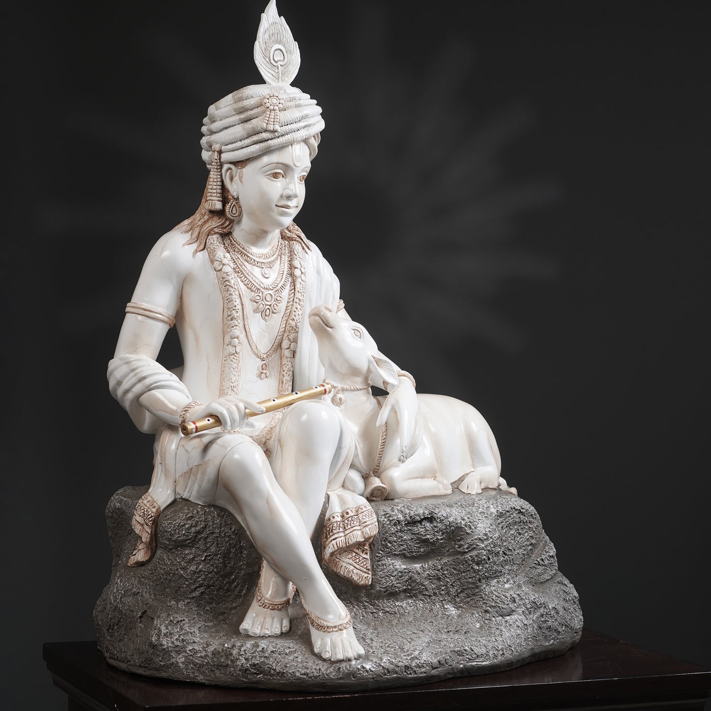 Spiritual Statues The Melodies of Vrindavan - Lord Krishna Statue ~ 3 feet