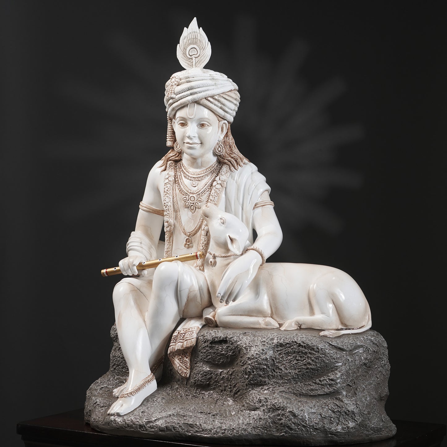 Spiritual Statues The Melodies of Vrindavan - Lord Krishna Statue ~ 3 feet