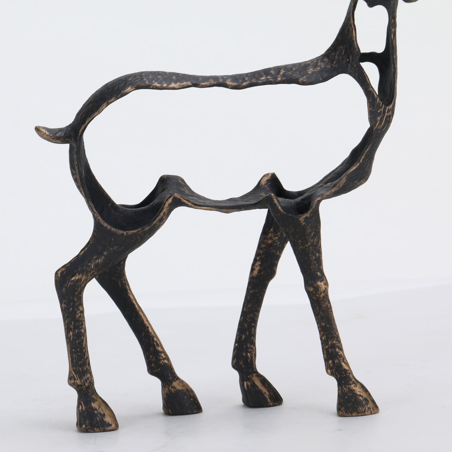 Elara - Marble & Metal Deer Figurines