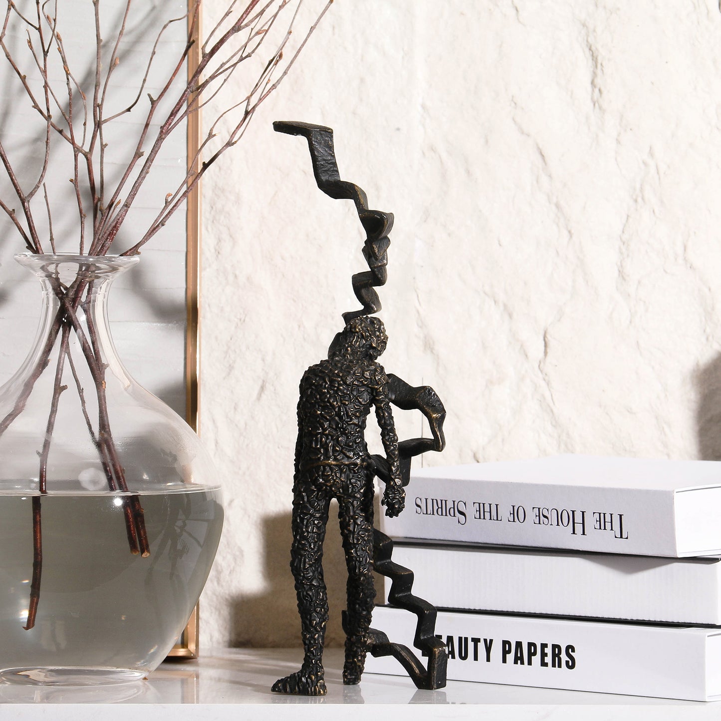 Unfurl - Metal Human Figurine