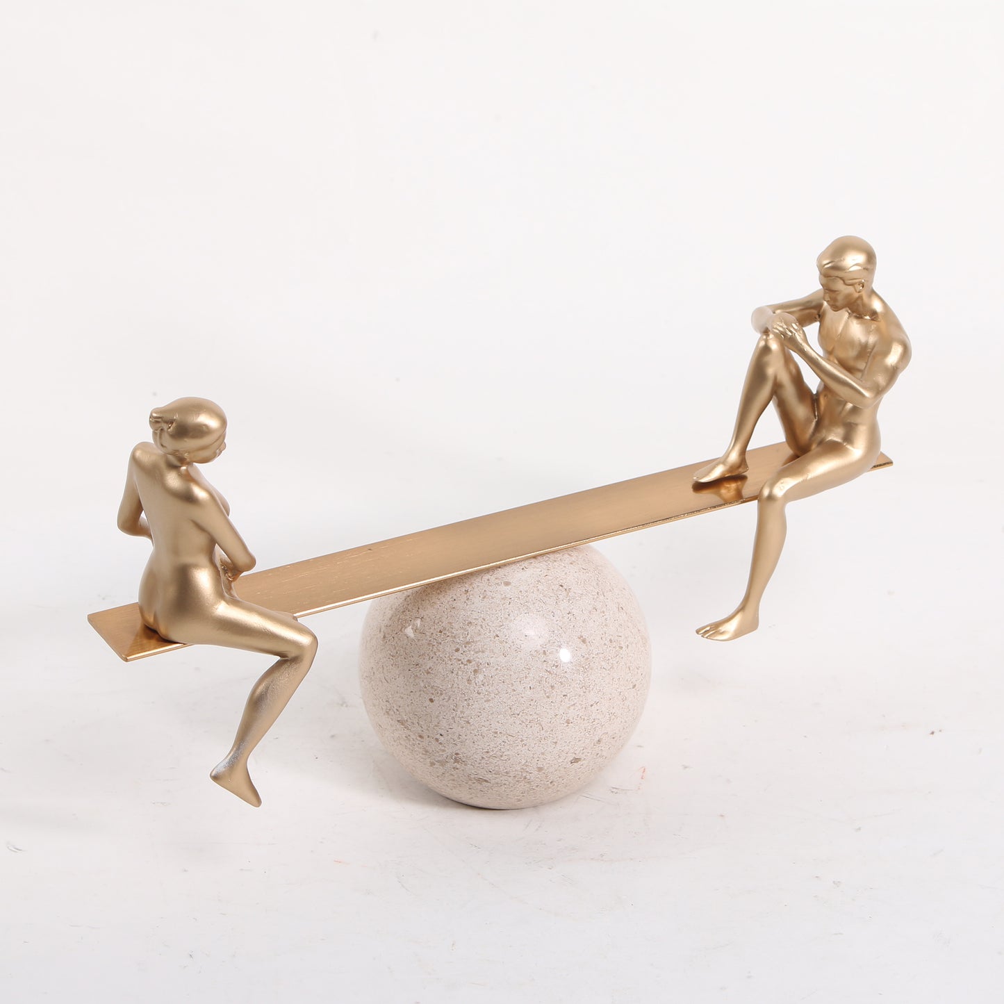 Tango - Metal & Marble Couple Figurine