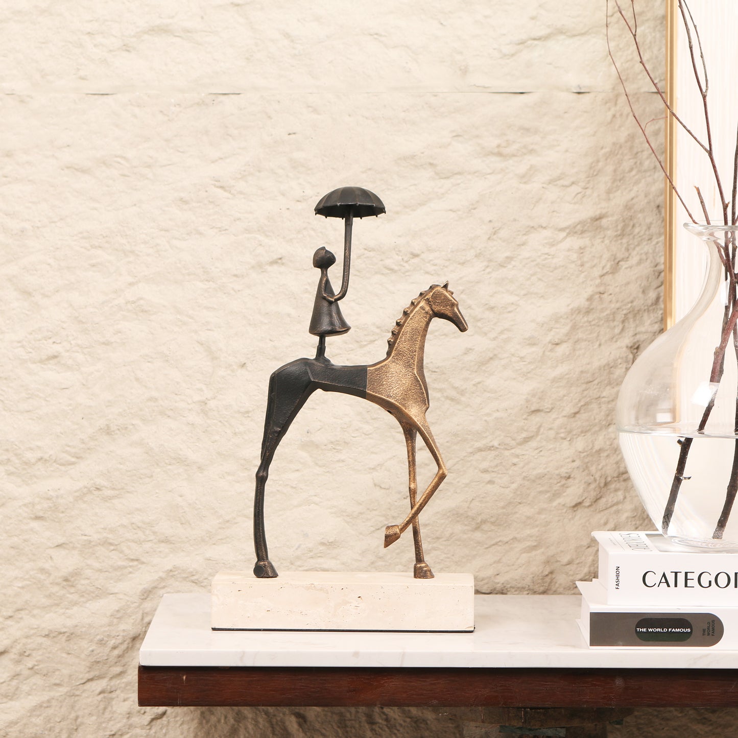 The Journey - Horse & Rider Showpiece - Style 3