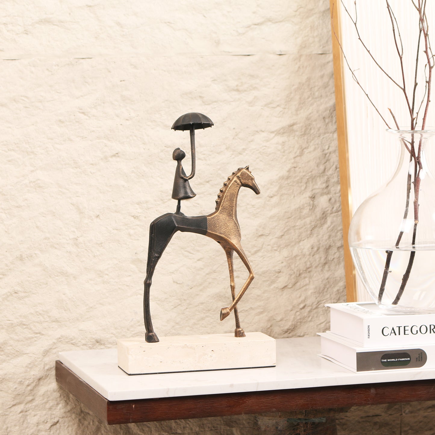 The Journey - Horse & Rider Showpiece - Style 3