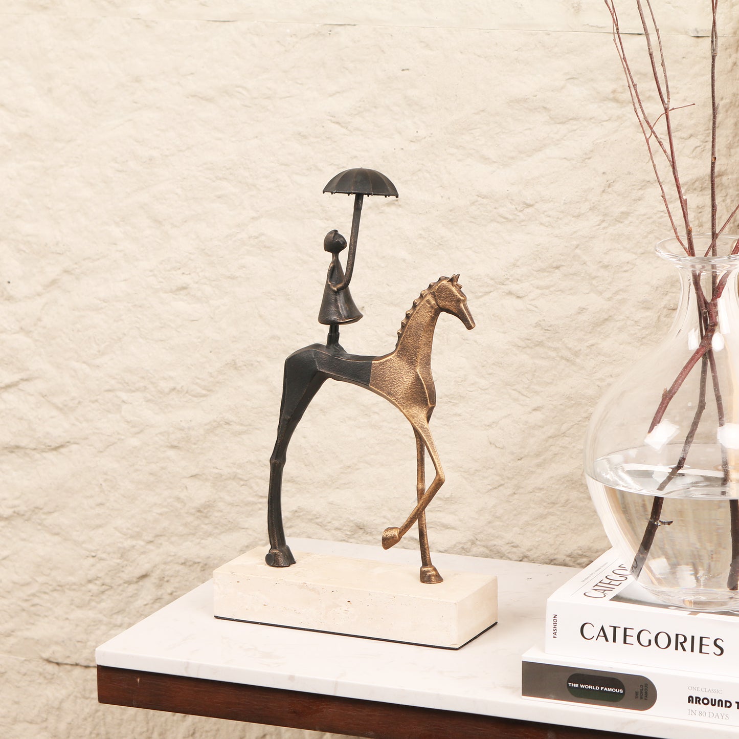 The Journey - Horse & Rider Showpiece - Style 3