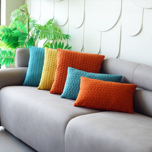 Cushion Cover Vibrant Comfort Square Cushion Cover