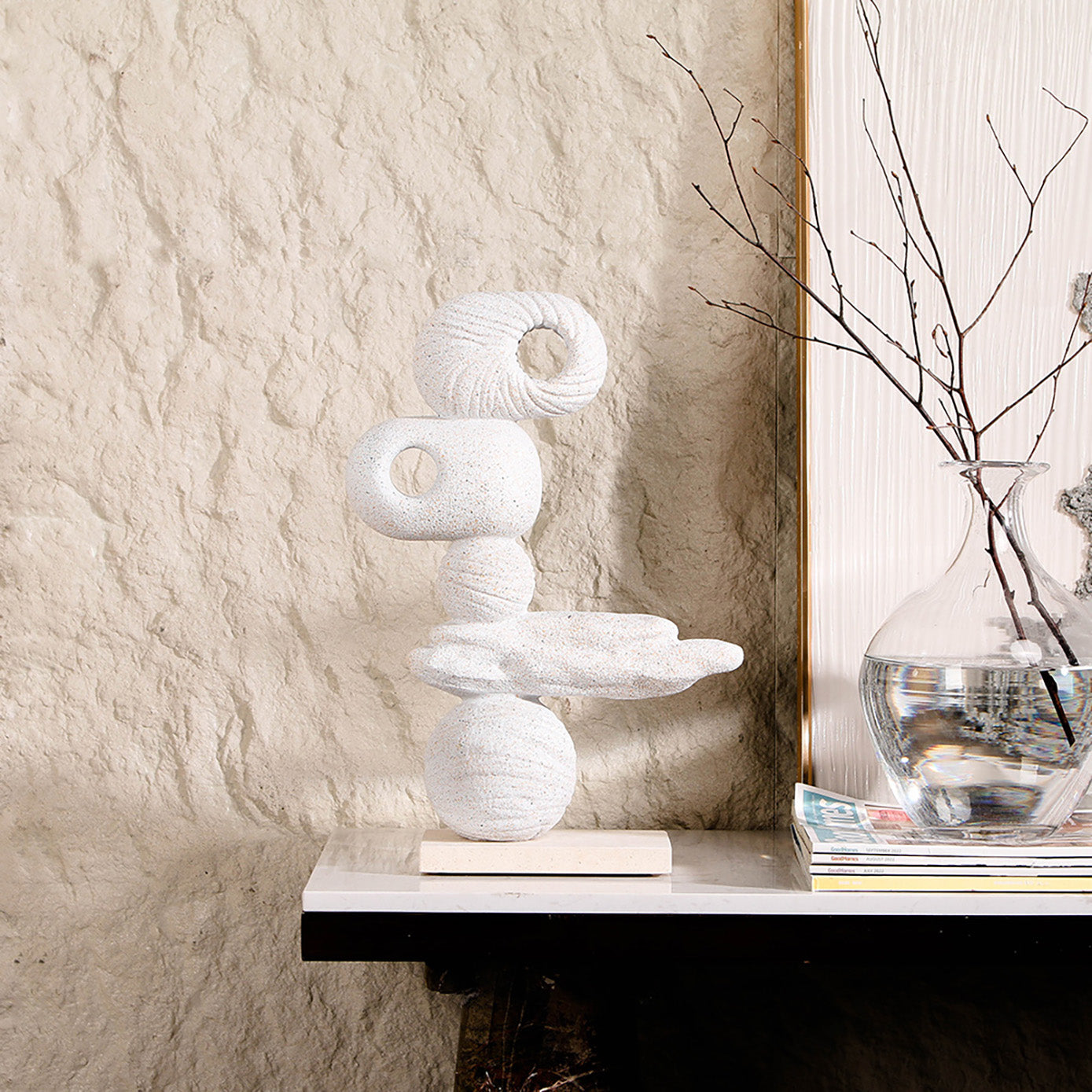 Totem - Marble & Resin Modern Abstract Showpiece