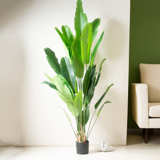Artificial Trees/Plants Stunning Foliage - Artificial Strelitzia Plant ~ 7 Feet Tall