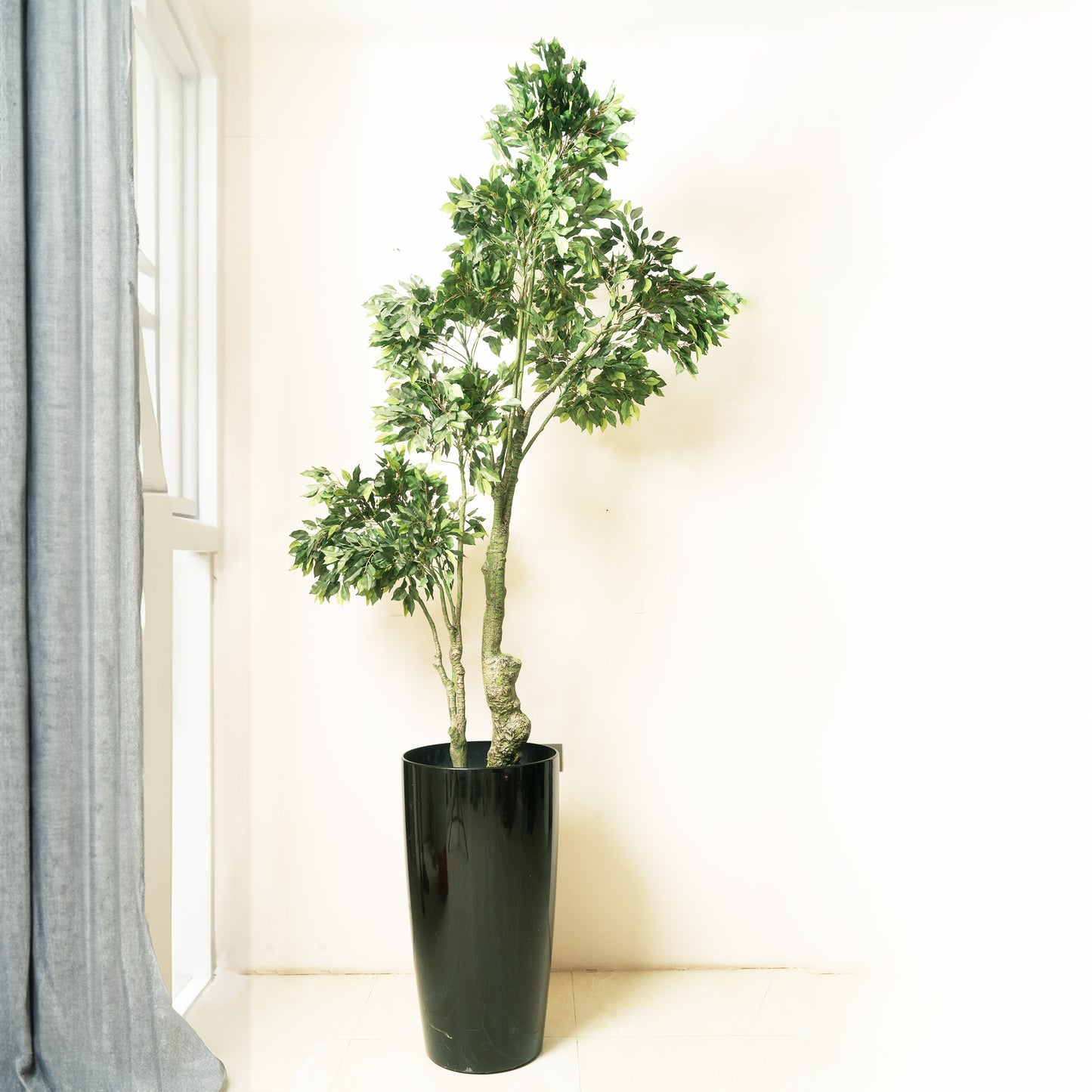 Artificial Trees/Plants Emerald Cascade - Artificial Ficus Tree ~ 7 Feet Tall