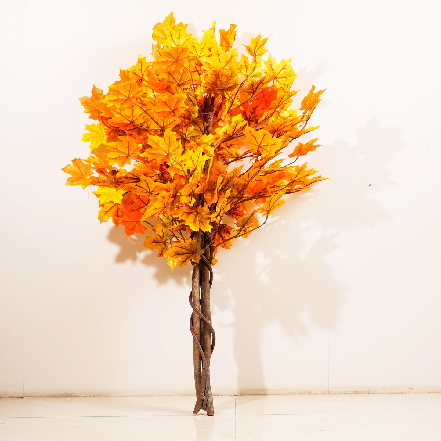 Artificial Trees/Plants Maple Majesty - 4 Feet Tall Artificial Autumn Maple Plant