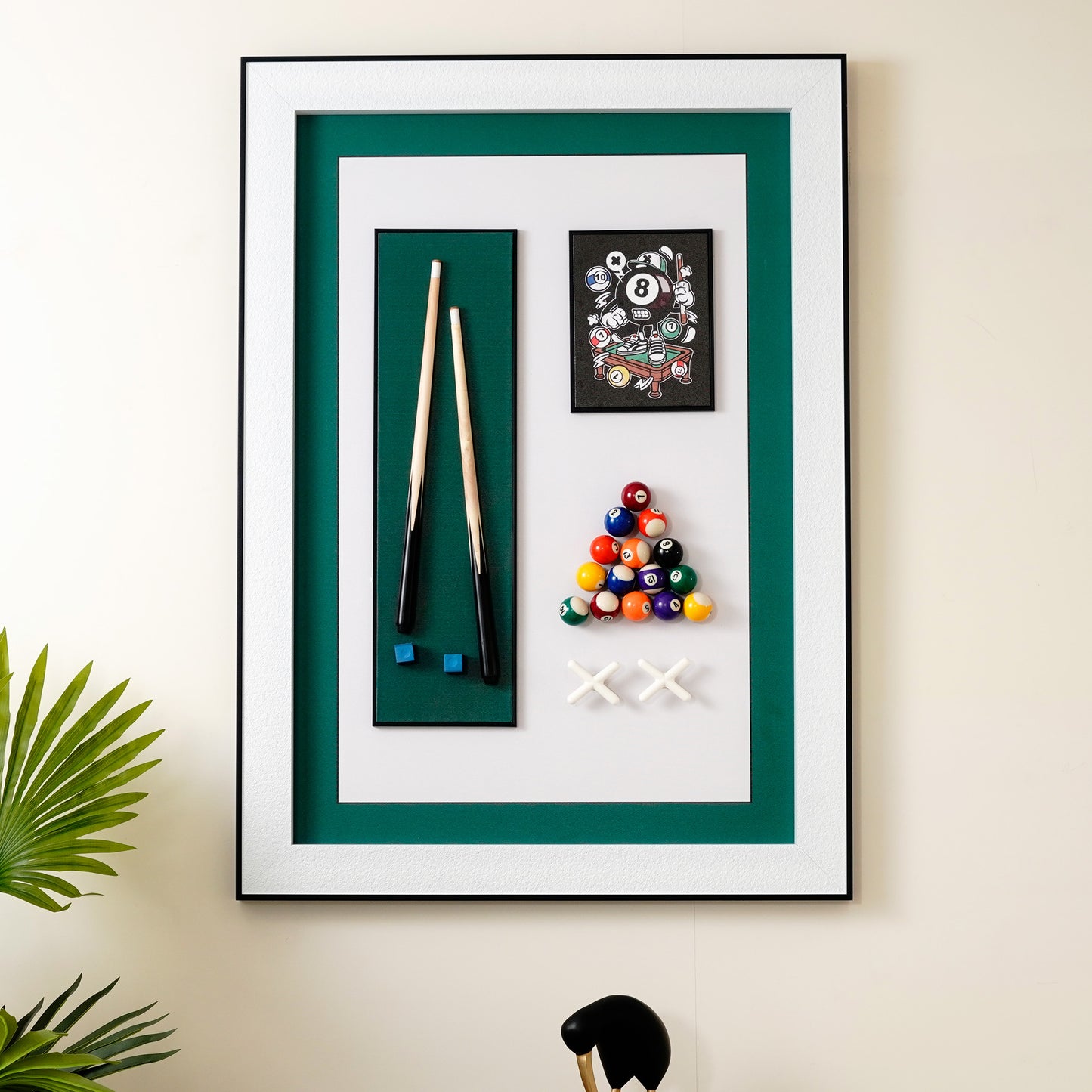 Premium Wall Art Champions' Journey - Pool/Billiards/Snooker Themed Framed Wall Art