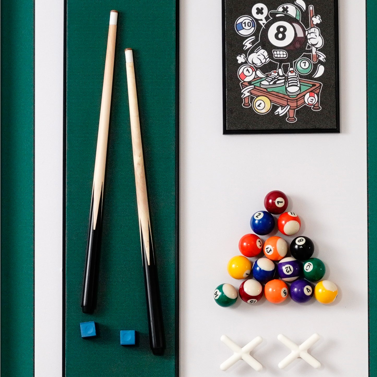 Premium Wall Art Champions' Journey - Pool/Billiards/Snooker Themed Framed Wall Art