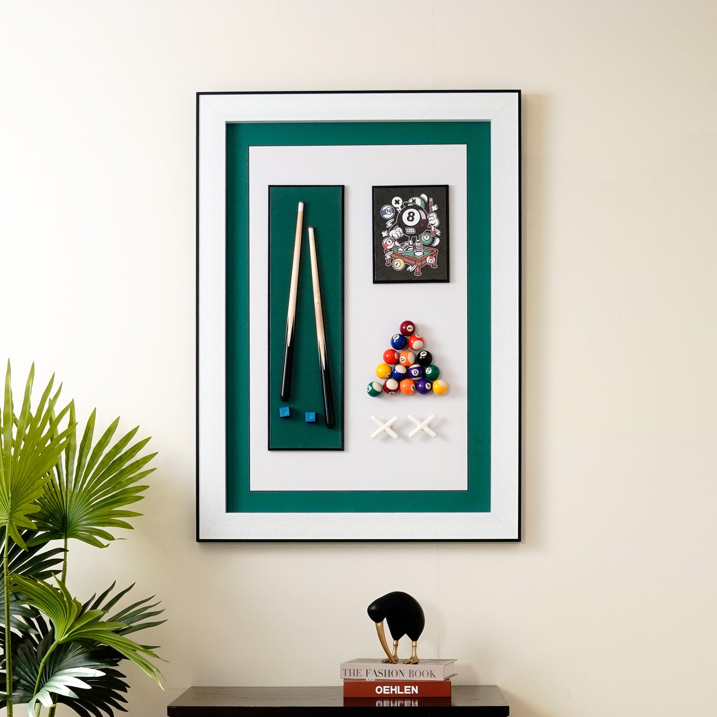 Premium Wall Art Champions' Journey - Pool/Billiards/Snooker Themed Framed Wall Art